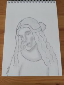 Project Rembrandt Week 8: My Own Interpretation Of Head of A Woman By Leonardo Da Vinci